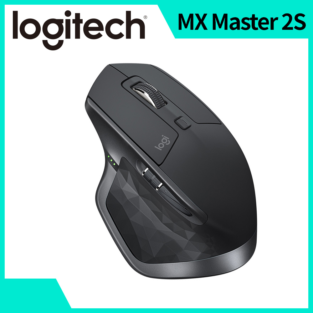 羅技Logitech MX Master 2S無線滑鼠-石墨黑