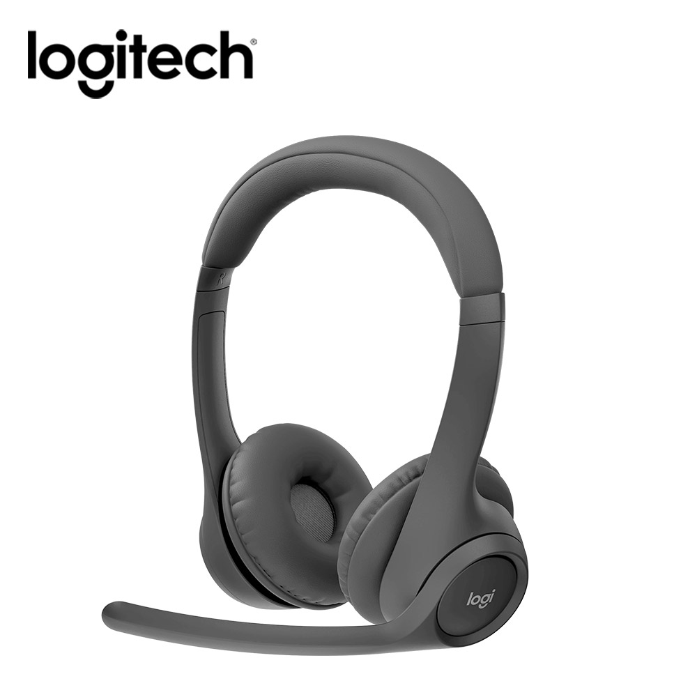 羅技Logitech Zone 300無線藍牙耳麥-午夜黑