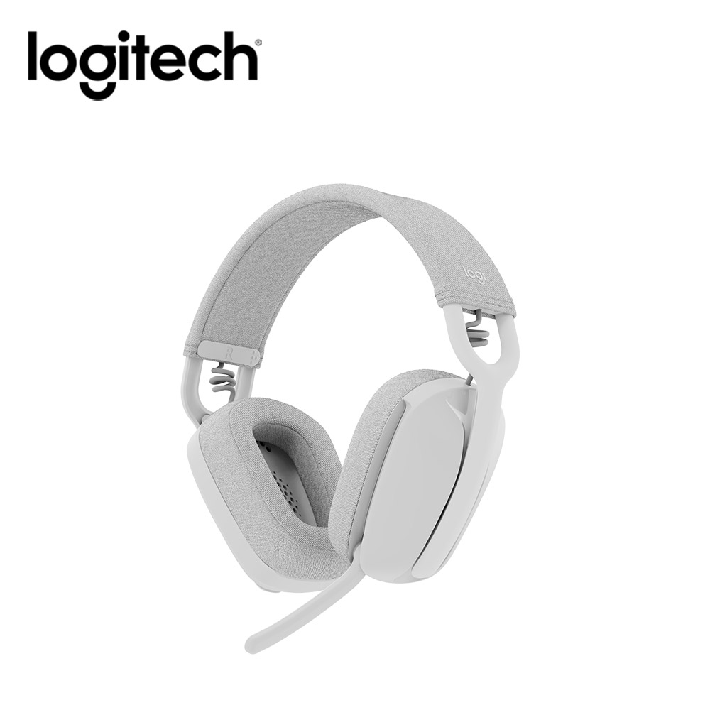 羅技Logitech Zone Vibe 100無線藍牙耳麥-珍珠白