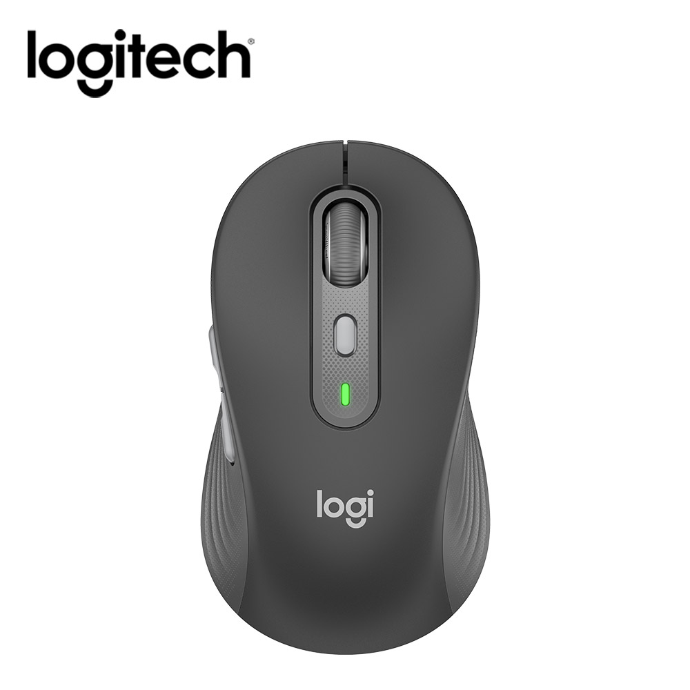 羅技Logitech M750多工靜音無線滑鼠-石墨灰