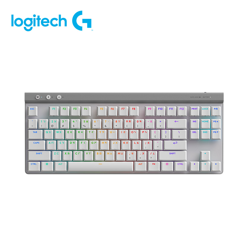 羅技Logitech G515 TKL輕薄無線機械式電競鍵盤-白