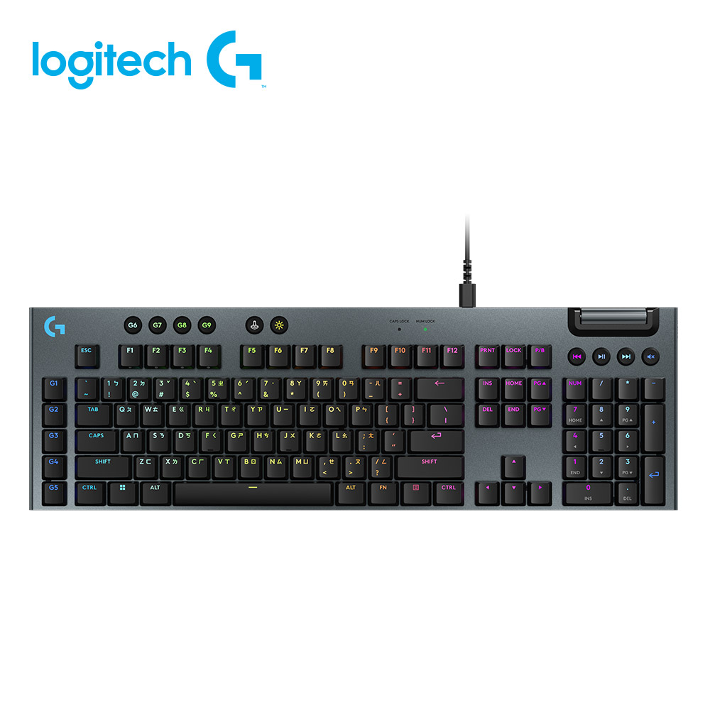 羅技Logitech G915 X觸感軸有線RGB機械式遊戲鍵盤