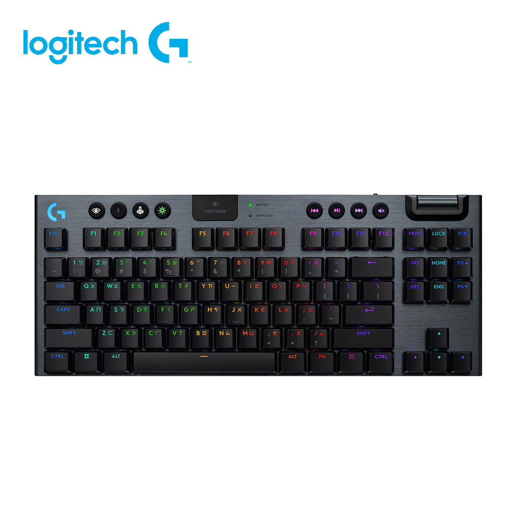 羅技Logitech G915 X TKL觸感軸無線RGB機械式鍵盤-黑