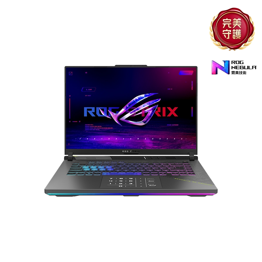 華碩 ASUS ROG AI電競筆電 16" (R9-8940HX/16G/1T/RTX5070Ti-12G/W11) 灰