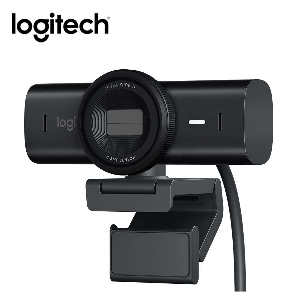 羅技 Logitech MX Brio Ultra HD 網路攝影機-石墨灰