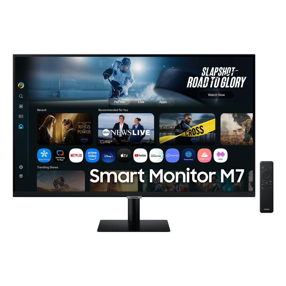SAMSUNG 32型 AI M7 4K 智慧聯網螢幕 黑 (HDR10/5W喇叭*2/VA)