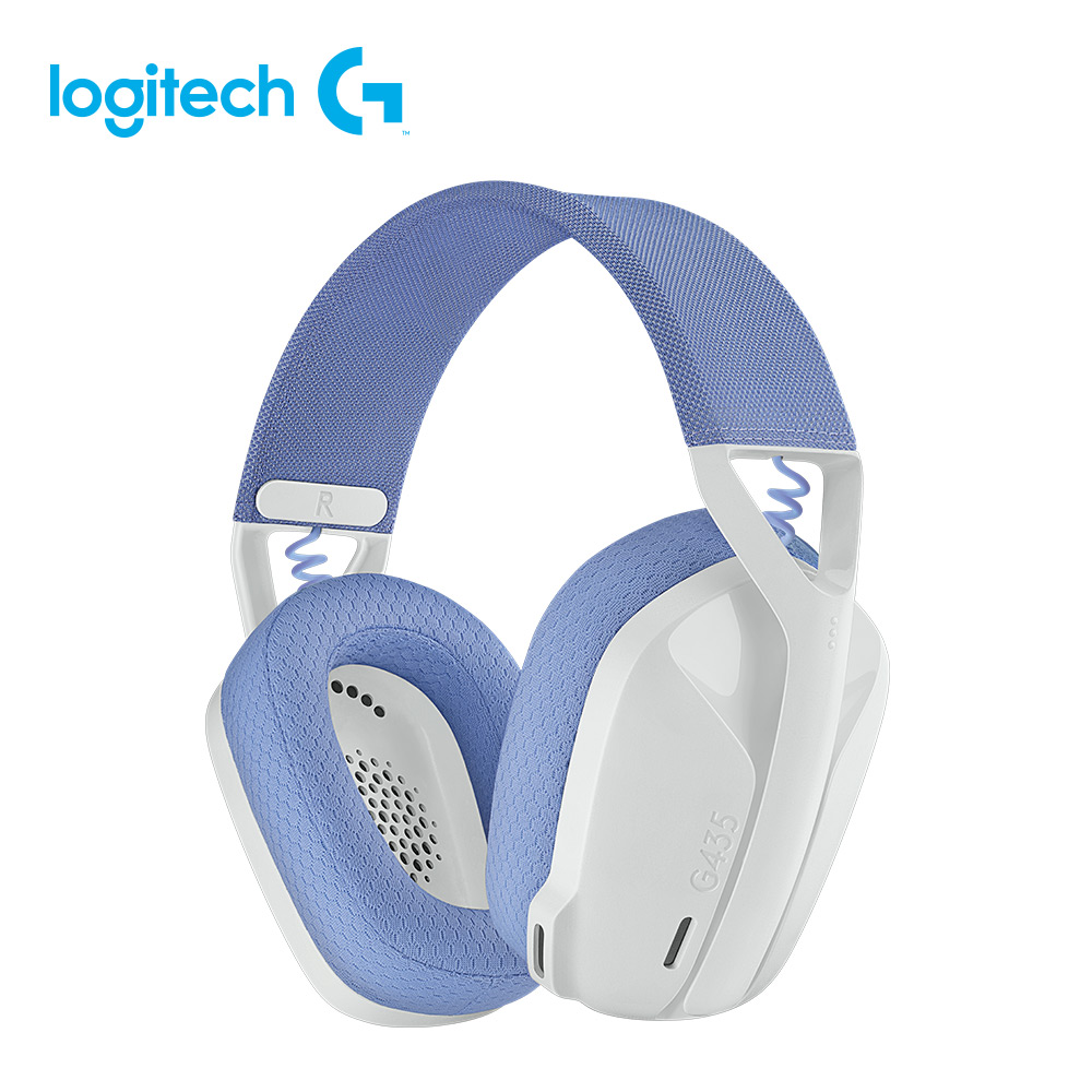 羅技 Logitech G435輕量雙模無線藍牙耳機-白