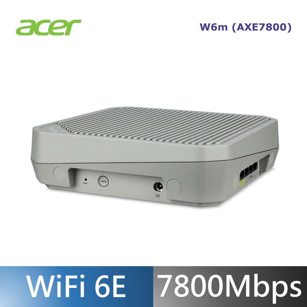 Acer Connect Vero Wi-Fi 6E 路由器 (AXE7800/三頻/四核)