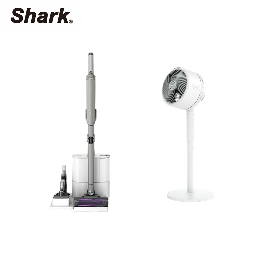 Shark EVOPOWER Neo+ 自動集塵無線吸塵器 + FlexBreeze 室內外兩用無線DC風扇