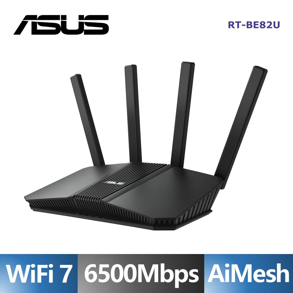 華碩 ASUS RT-BE82U Wi-Fi 7 雙頻路由器