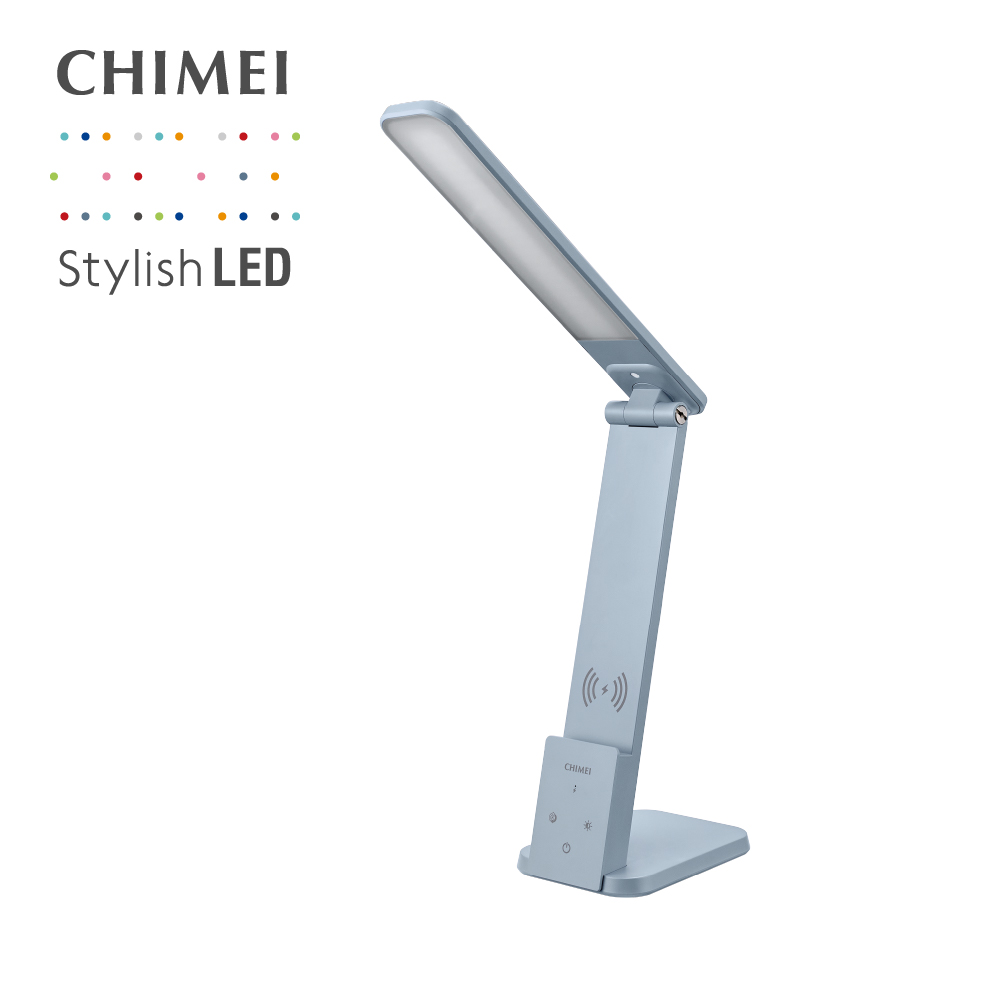 CHIMEI無線快充LED閱讀檯燈-藍