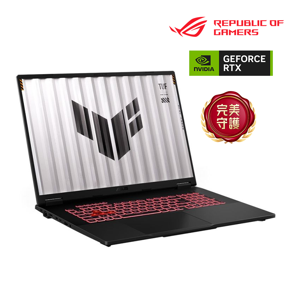ASUS TUF A18 電競筆電 灰 (Ryzen 7 260/16G/512G SSD/GeForce RTX5050/W11)