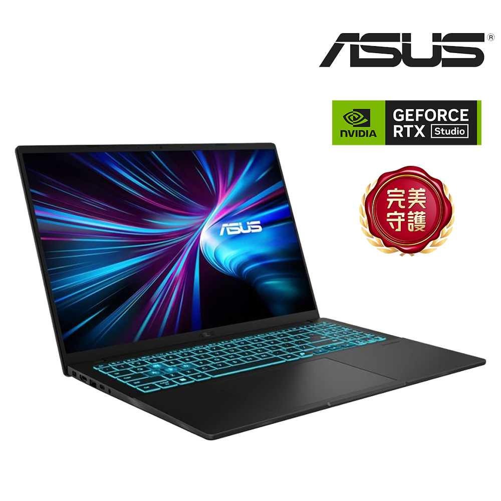 ASUS V16 AI筆電 黑(記憶體升級) (Core5-210H/16G+16G/512G/RTX5050/W11)