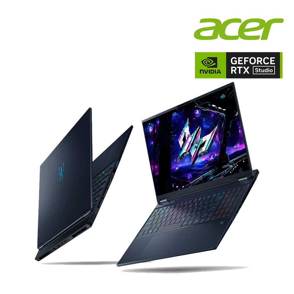 ACER Predator 電競筆電 黑(記憶體升級) (U9-275HX/16G+32G/512G/RTX5070/W11)
