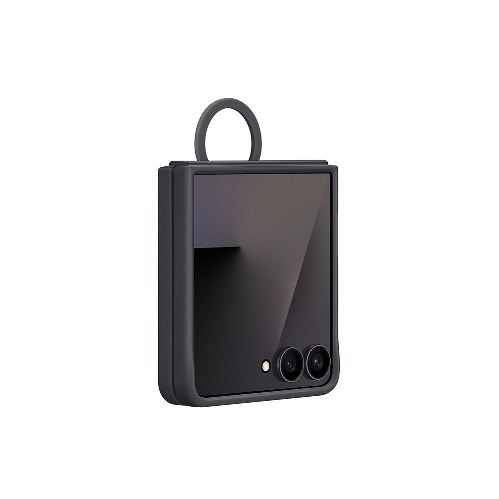 SAMSUNG Flip7 矽膠薄型保護殼(附指環扣)黑(EF-PF766TBEGWW)