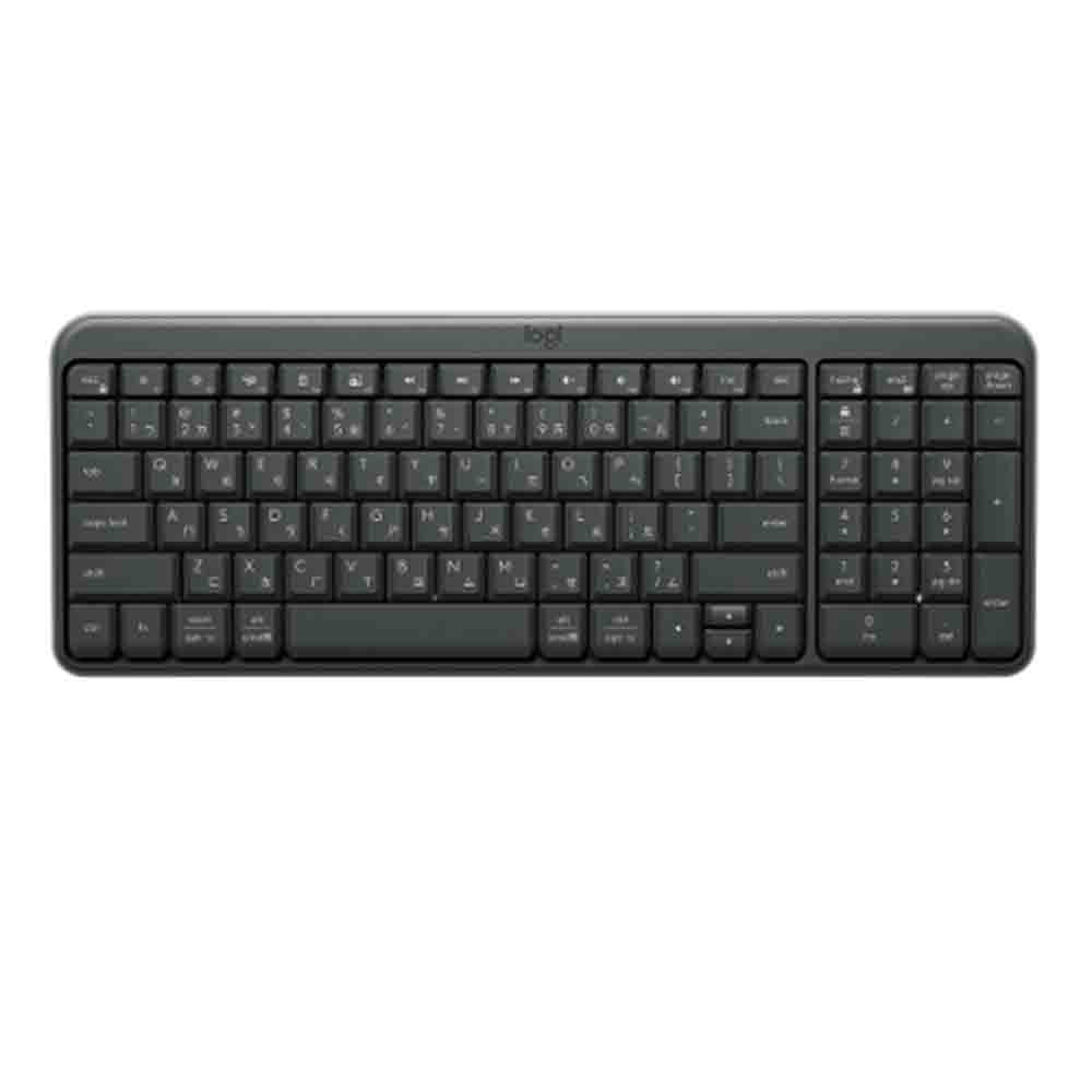 羅技 Logitech K250無線鍵盤-石墨黑