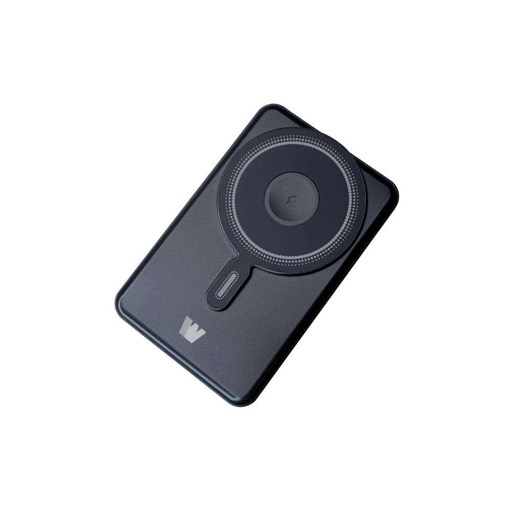 Wephone 5in1磁吸無線行動電源5000mAh-黑
