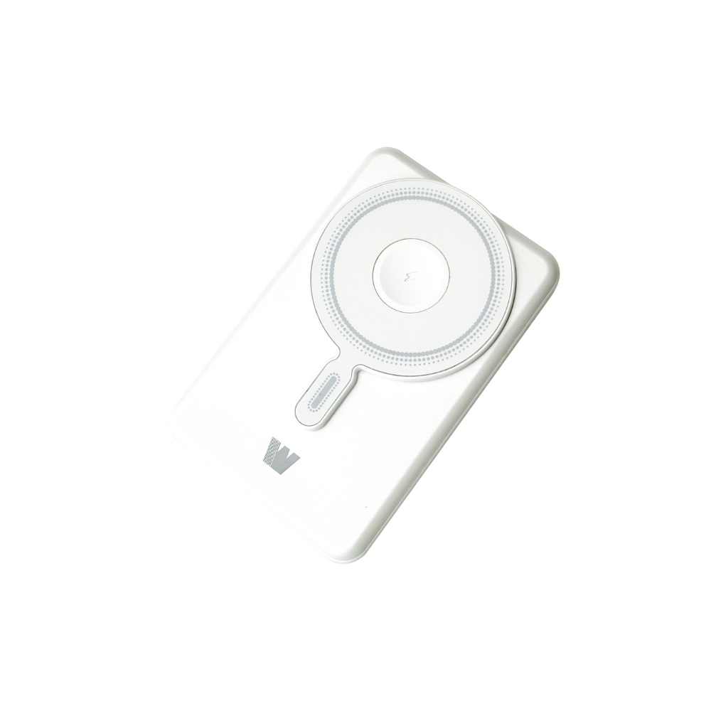 Wephone 5in1磁吸無線行動電源10000mAh-白