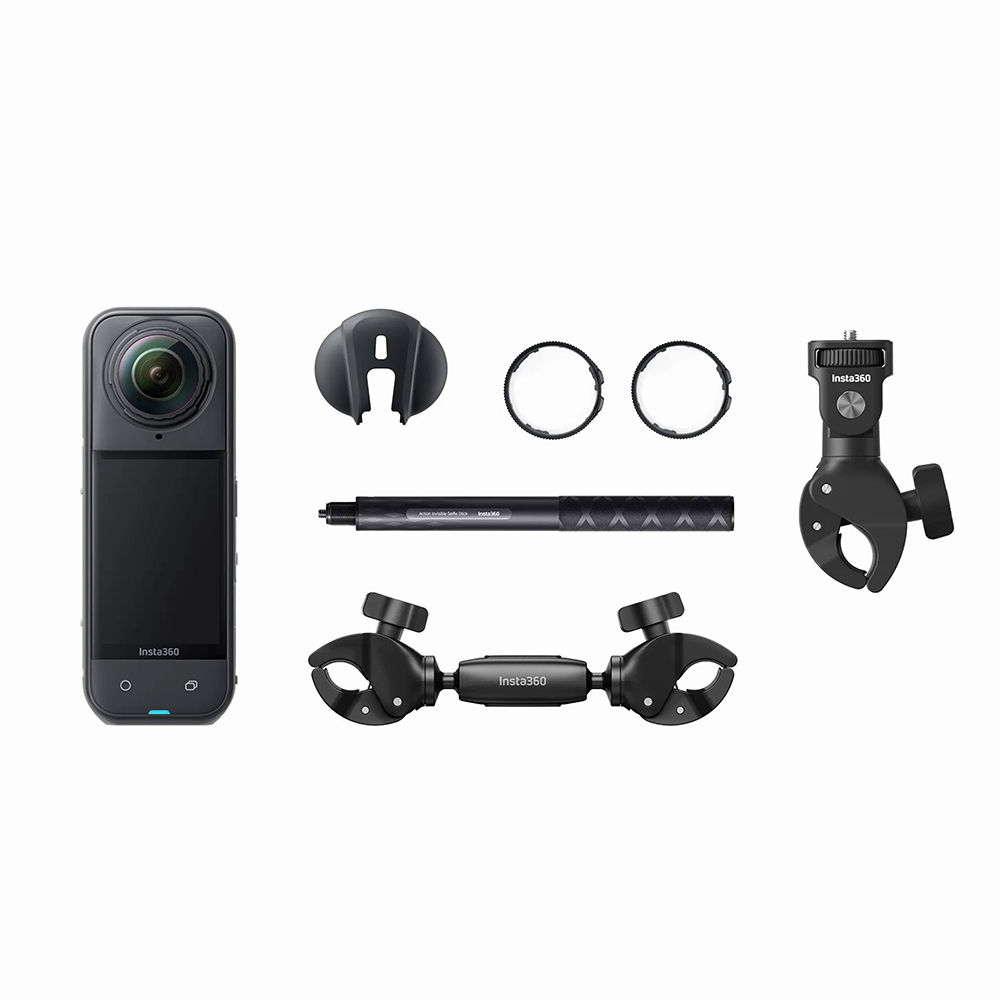 Insta360 X5 8K全景運動相機 機車全能多重視角套裝