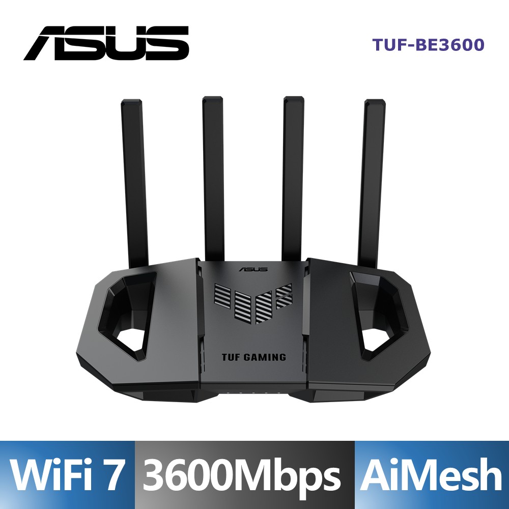 華碩 TUF-BE3600 Wi-Fi 7 AiMesh 雙頻電競路由器