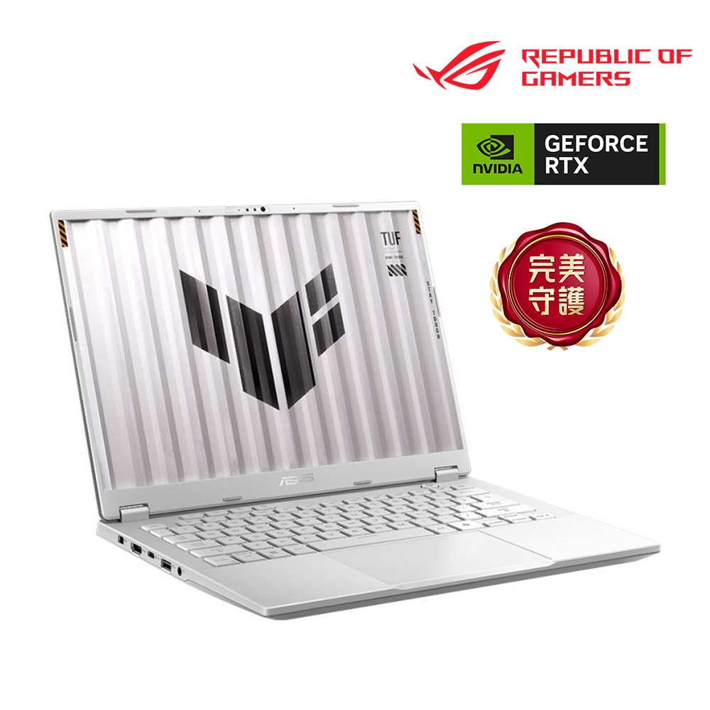 ASUS TUF Gaming A14 電競筆電 銀 (AI 7 350/16G+16G/1TB SSD/GeForce RTX5060/W11)