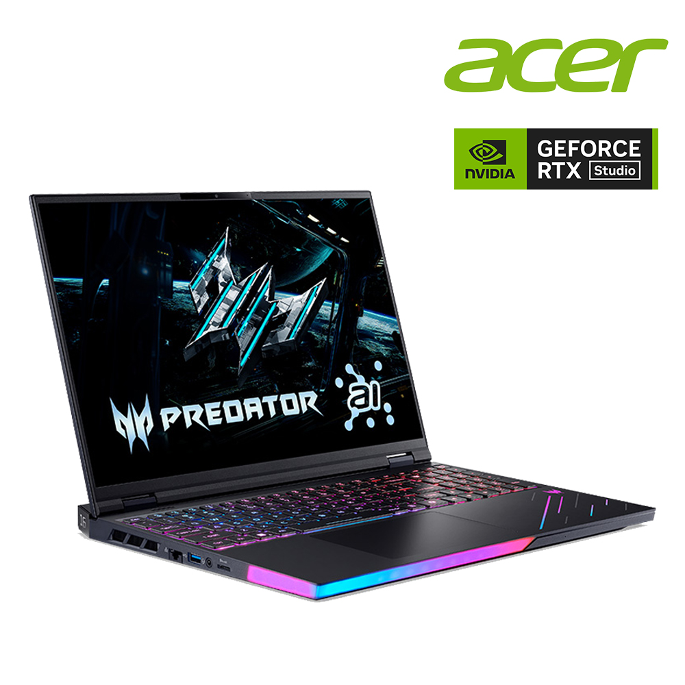 ACER Predator AI電競筆電 黑 (Ultra9 275HX/32G+32G/1TB/RTX5090/W11)