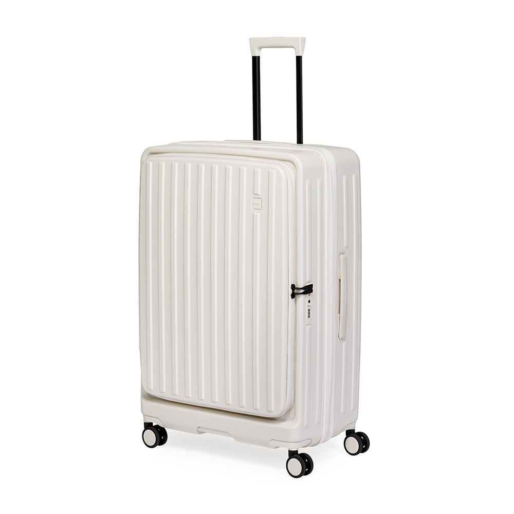 Acer 巴塞隆納 前開式行李箱25吋 貝殼白