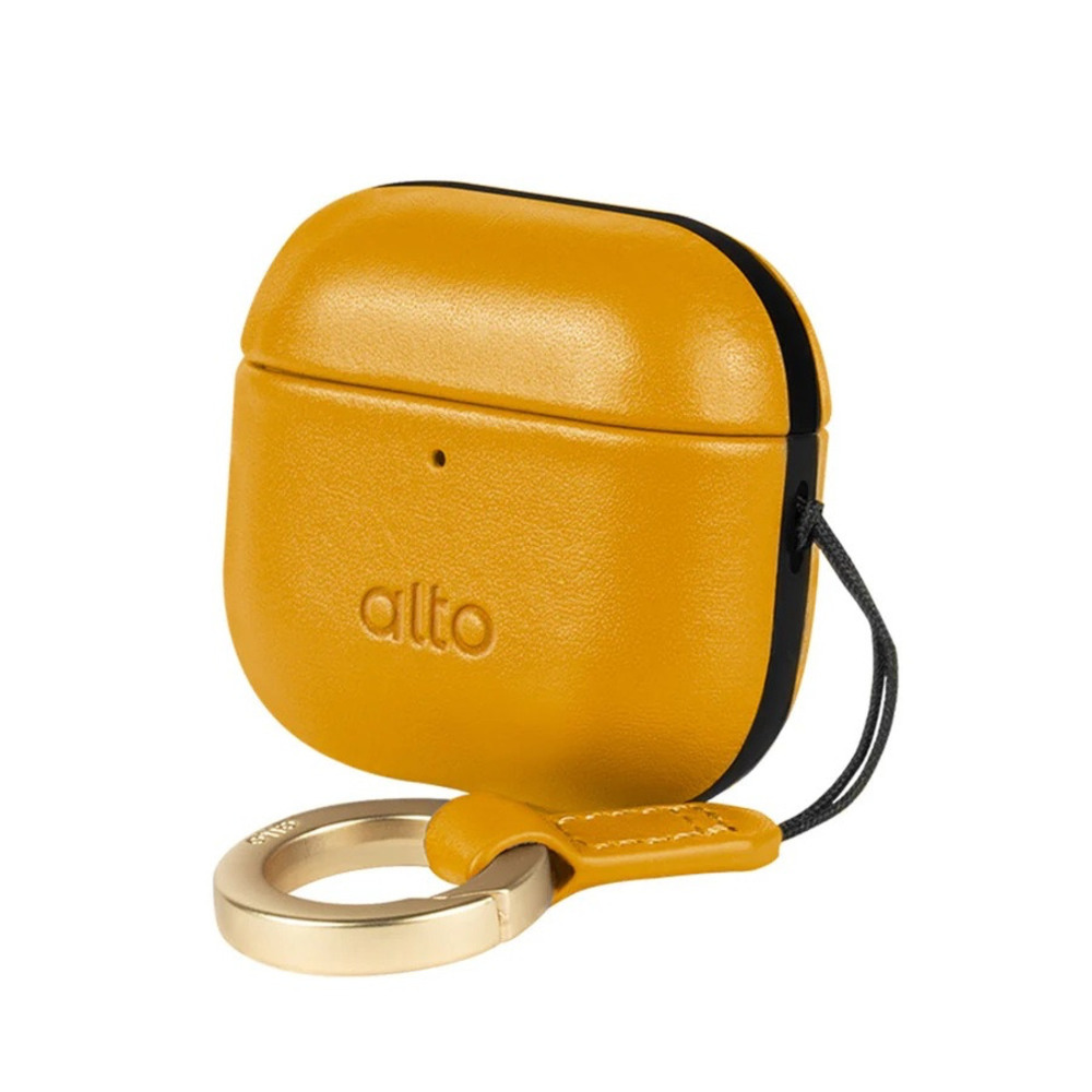 Alto AirPods 4 皮革保護套-焦糖棕