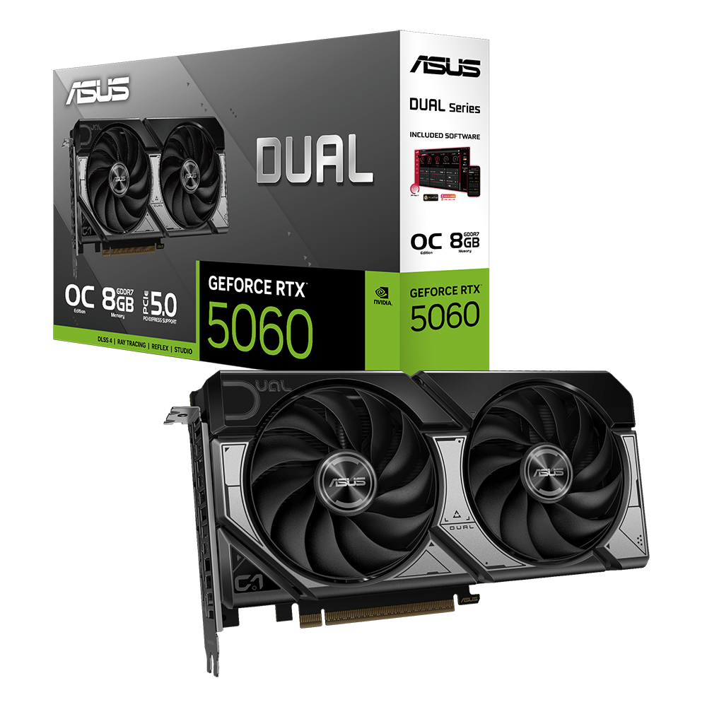 華碩Dual RTX5060 8GB GDDR7 OC顯示卡