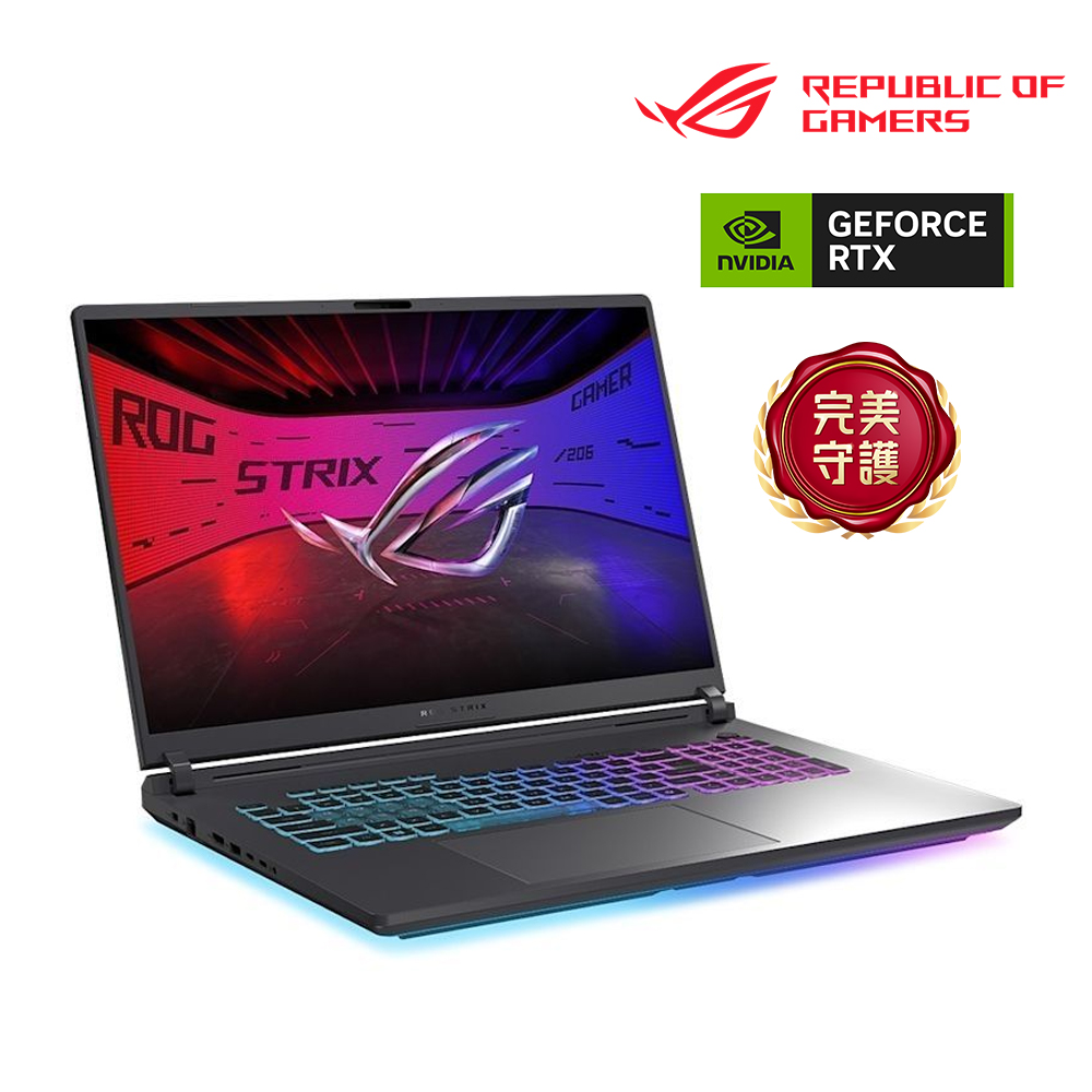 ASUS ROG Strix 電競筆電 黑(記憶體升級) (i9-14900HX/16G+16G/1TB SSD/GeForce RTX5060/W11)