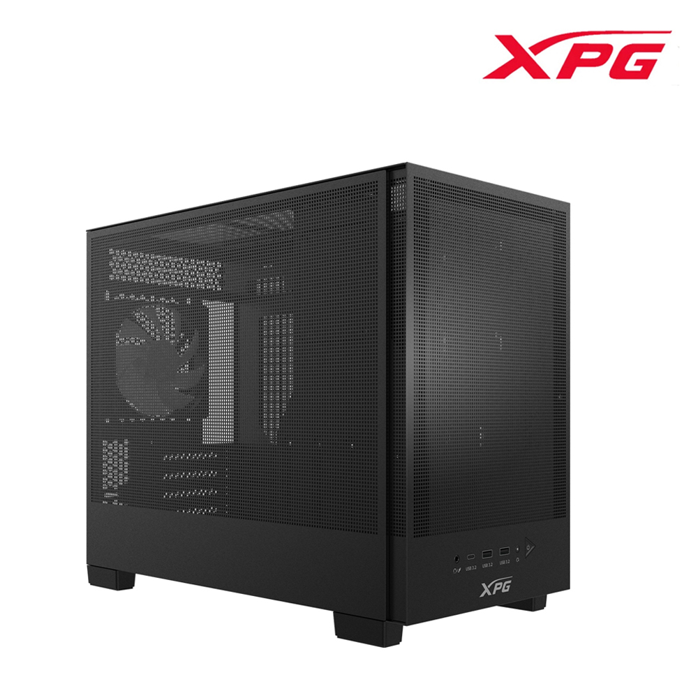 XPG威剛 VALOR MESH NANO 機殼(黑色) (黑色/M-ATX/顯卡長37/CPU高17)