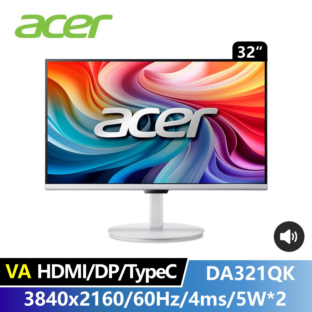ACER 32型 4K Google智慧螢幕