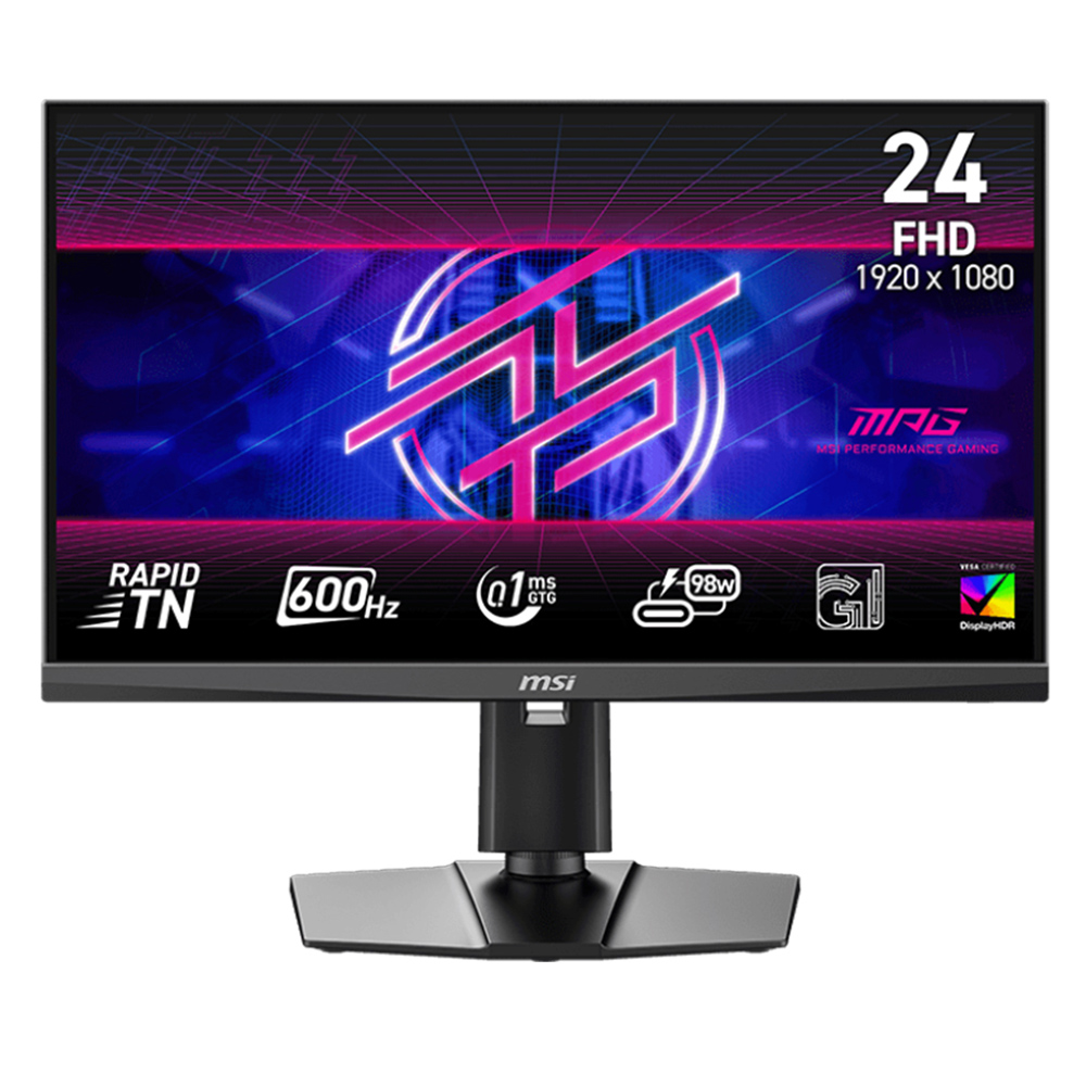 微星 MSI 24型 FHD 平面電競螢幕 (1920x1080/600Hz/0.1ms/Rapid TN)