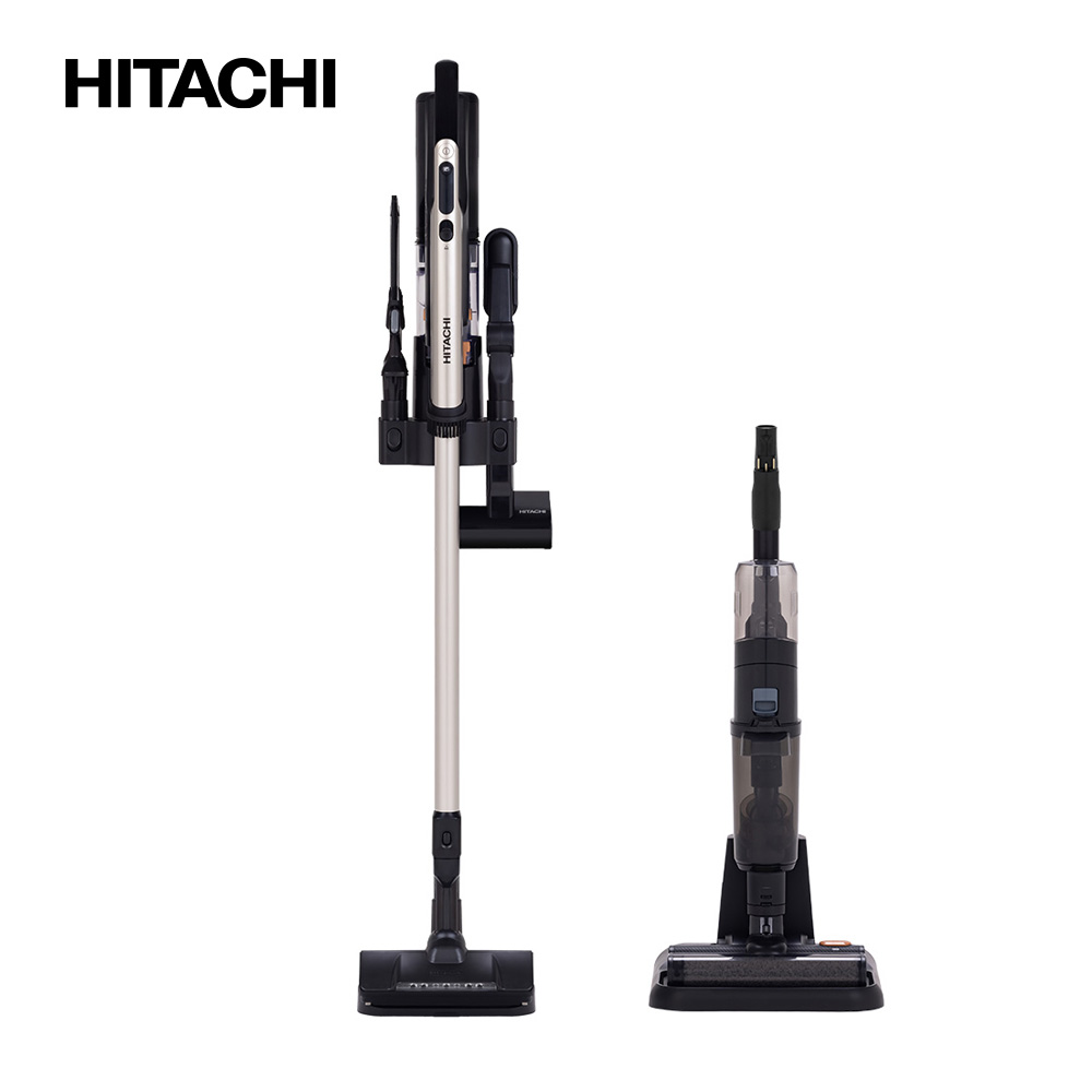 HITACHI 直立/手持兩用充電式濕拖吸塵器