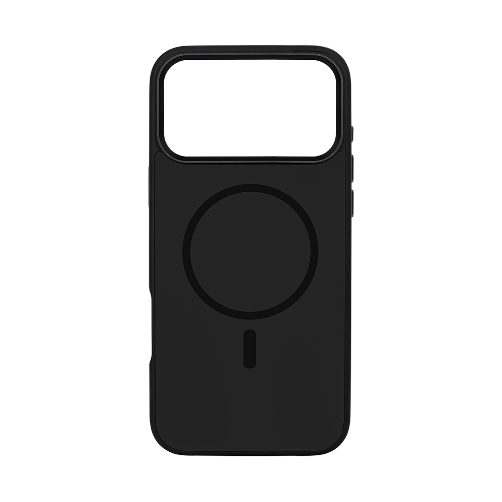 Gramas i17 Pro Max 玻璃散熱磁吸殼-黑