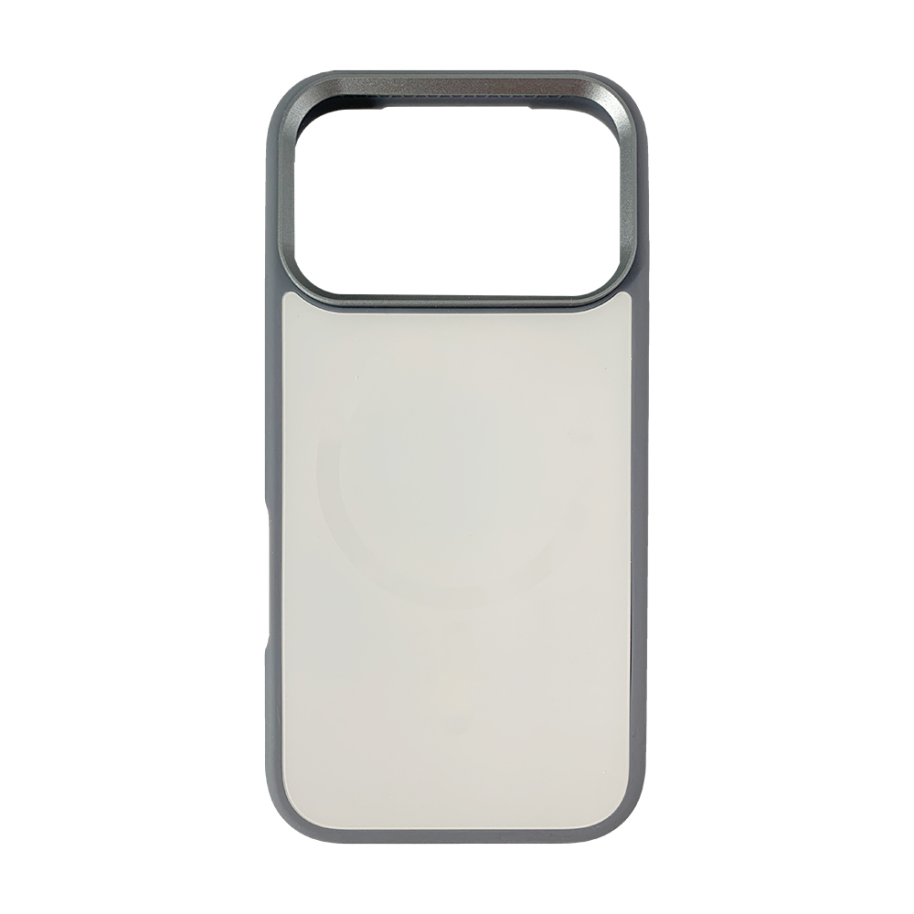 Gramas i17 Pro Max 玻璃散熱磁吸殼-白