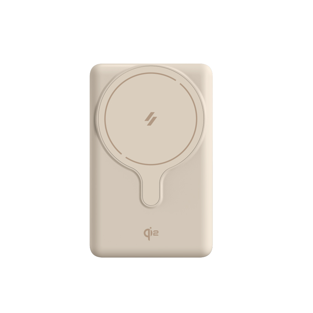 ADAM VIONTA GQ1 Qi2行動電源10000mAh-奶茶