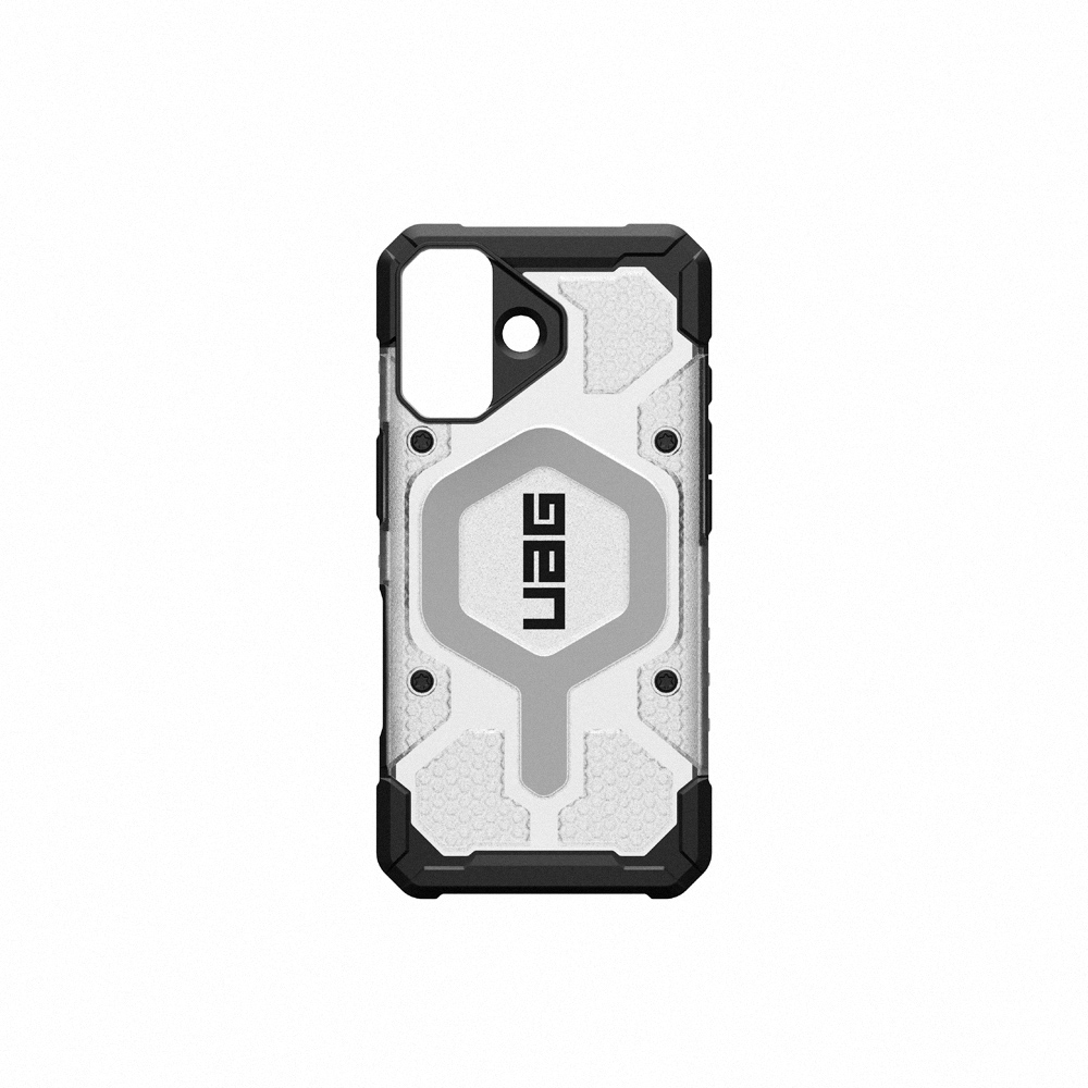 UAG i17 磁吸經典保護殼-透明灰圈