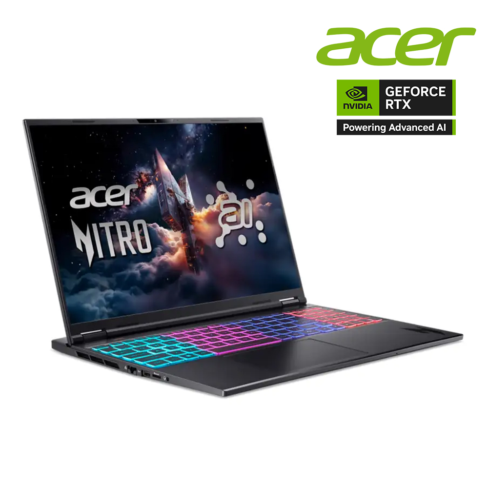 ACER Nitro 16S 電競筆電 黑 (R9-365/16+16G/1TB SSD/RTX5070/W11)