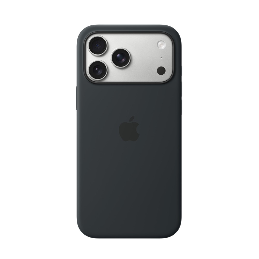 iPhone 17 PM MagSafe矽膠保護殼-黑
