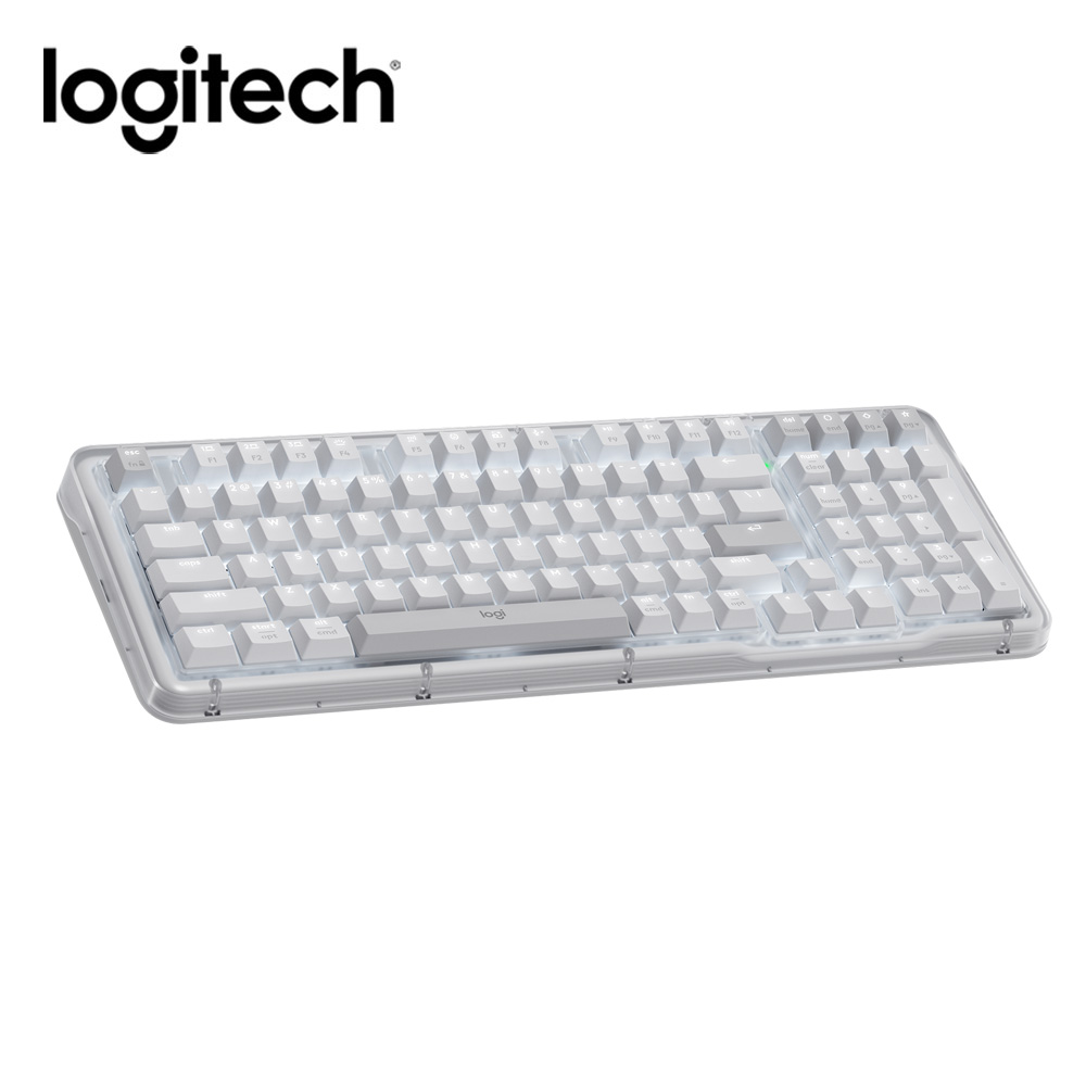 羅技 Logitech ALTO KEYS K98M機械式無線鍵盤-珍珠白