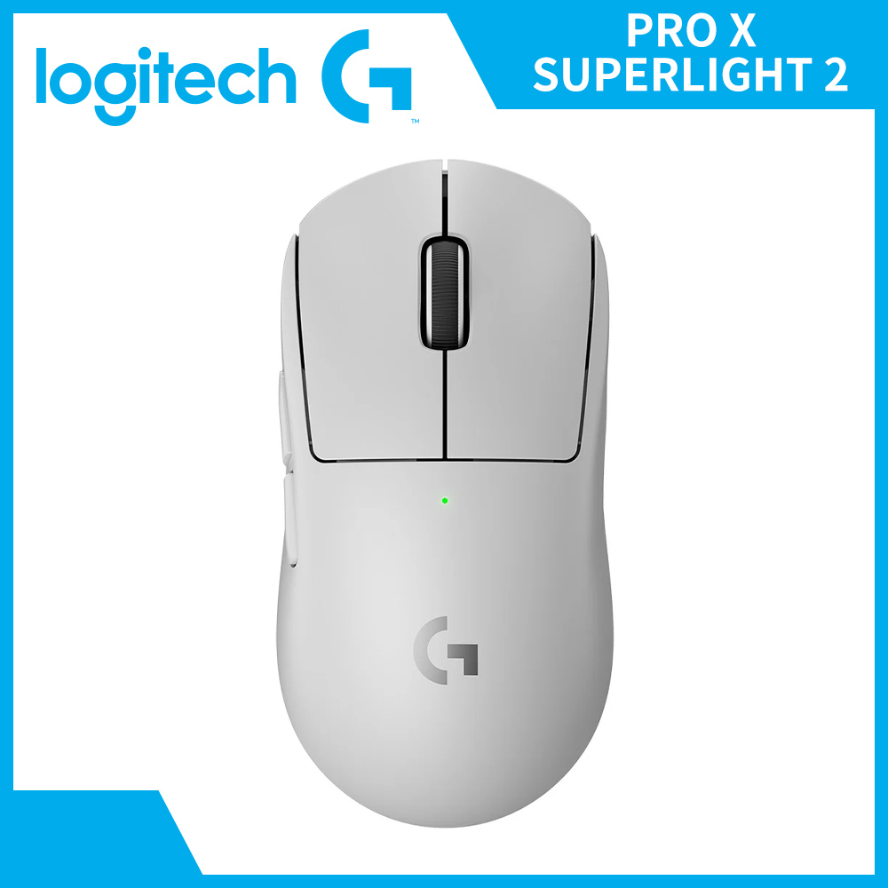 羅技PRO X SUPERLIGHT 2 SE無線滑鼠-白