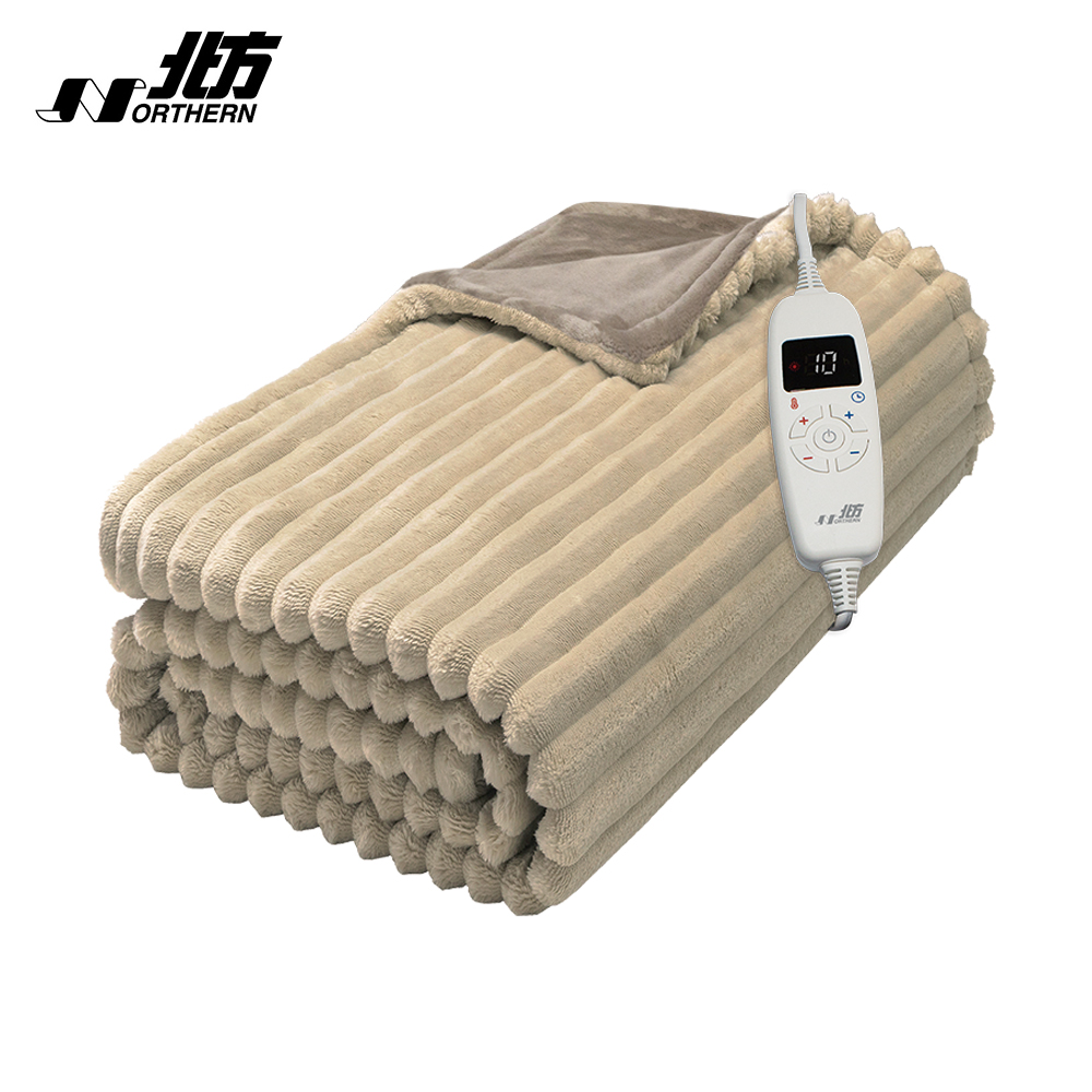 北方 披蓋兩用電熱毯(可可奶茶)