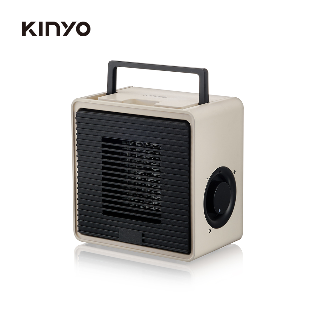 KINYO 瞬熱陶瓷電暖器 奶茶