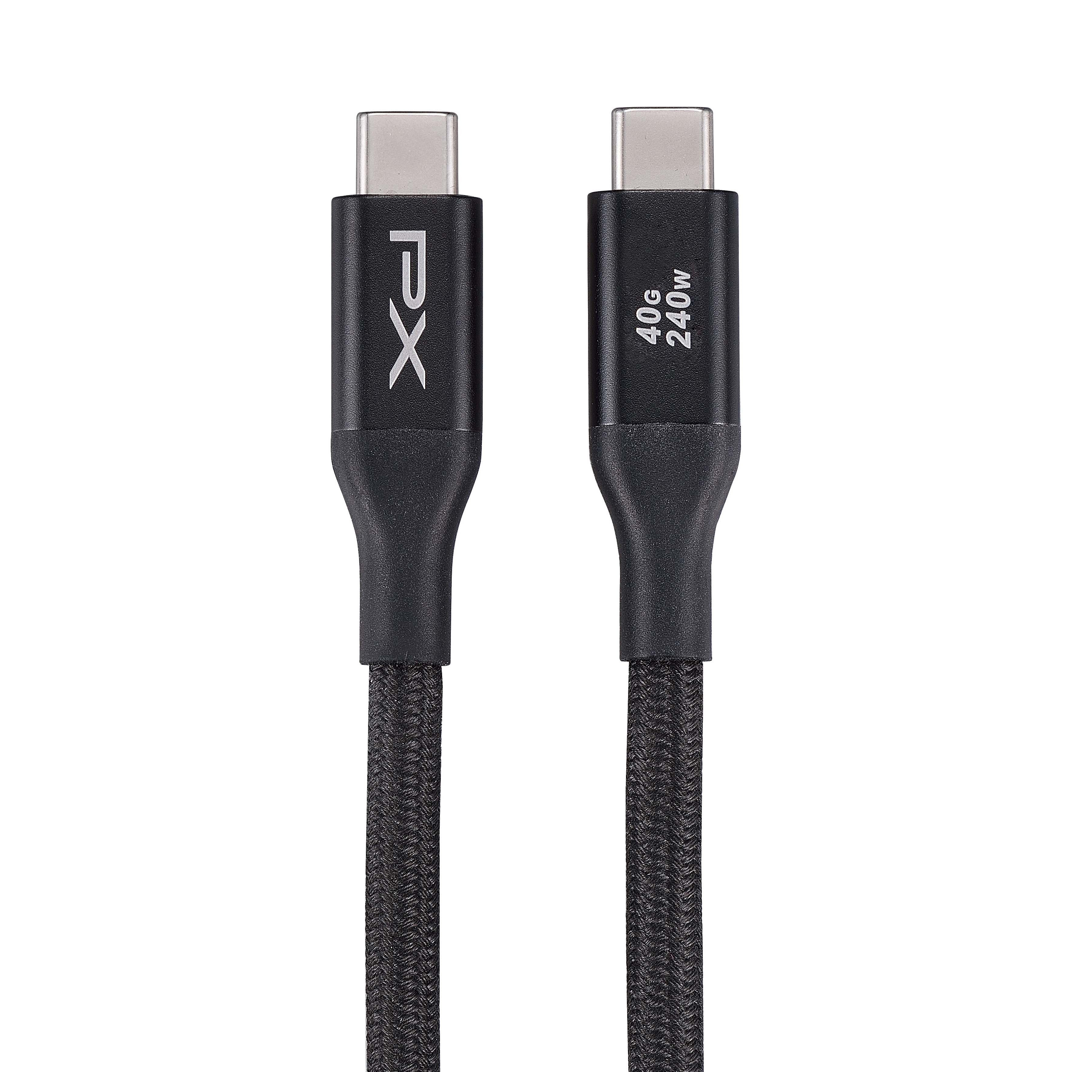 大通 Type C to C 極速快充40G傳輸線-1M