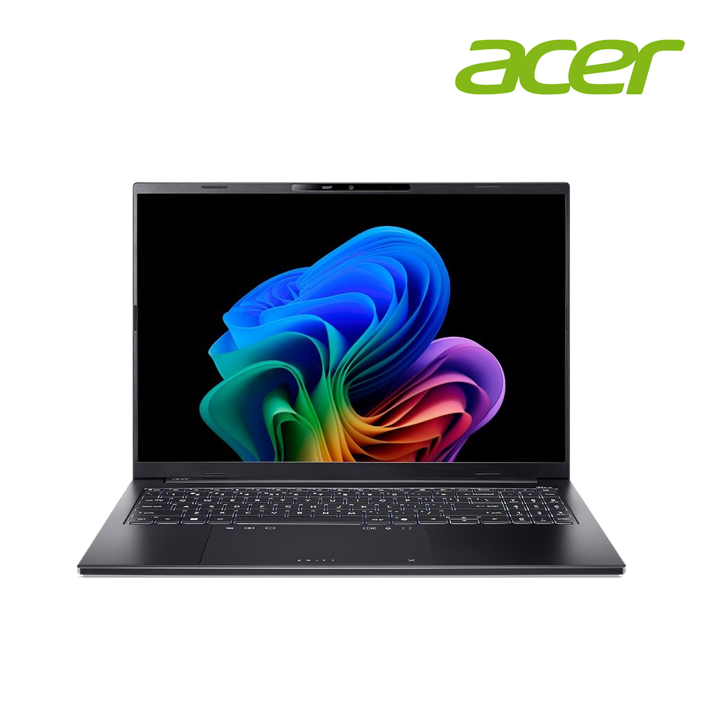 ACER Swift Go 16 AI筆電 黑(硬碟升級) (U9-288V/32G/1TB+2TB SSD/W11)