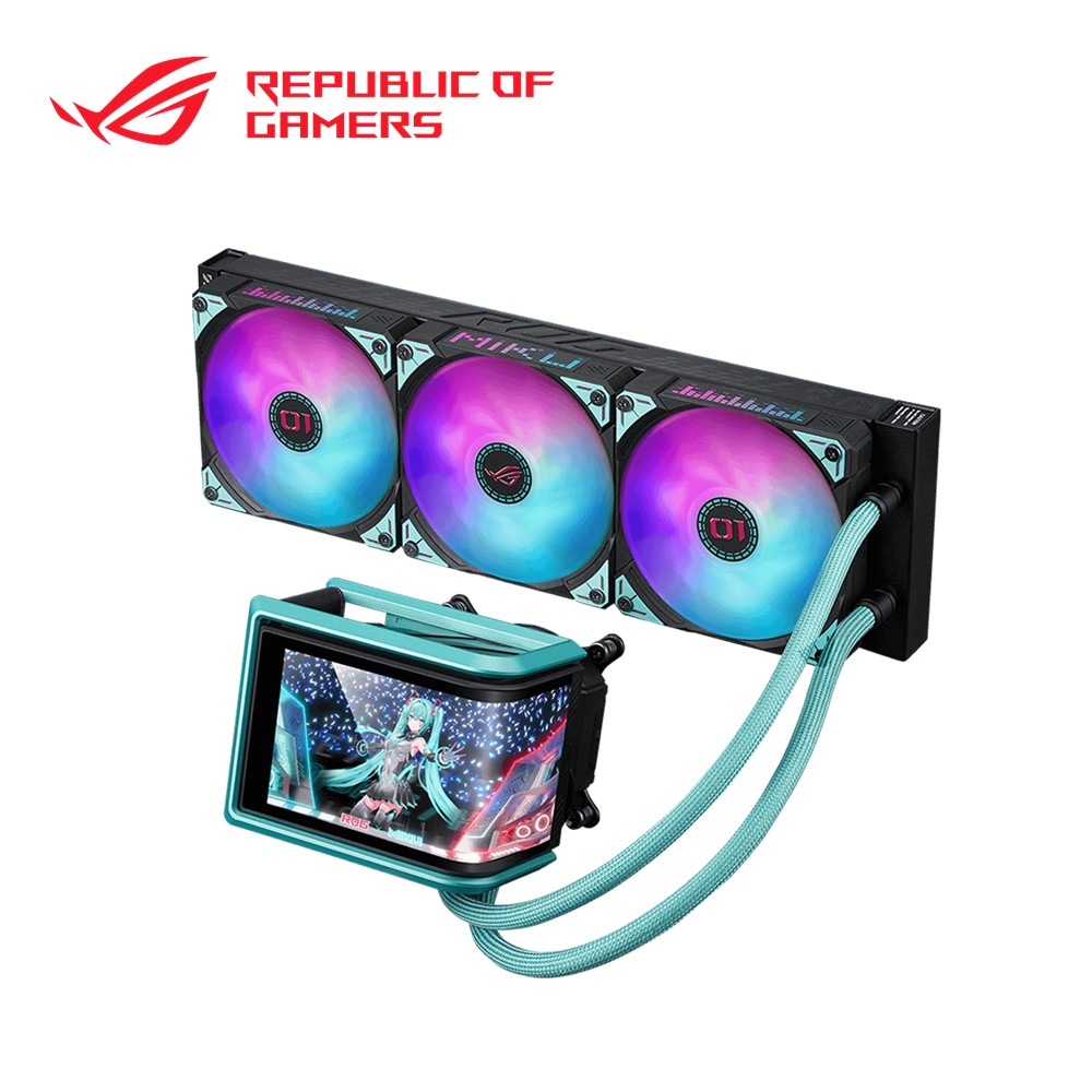 ASUS ROG X MIKU 龍王四代初音聯名款散熱風扇