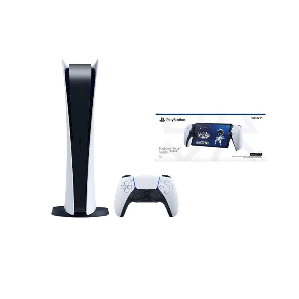 【組合】PlayStation 5 主機 數位版 (825GB)+Portal 遙控遊玩機