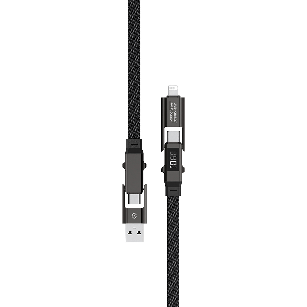 SEEK 4合1多功能顯示140W充電傳輸線1.2M