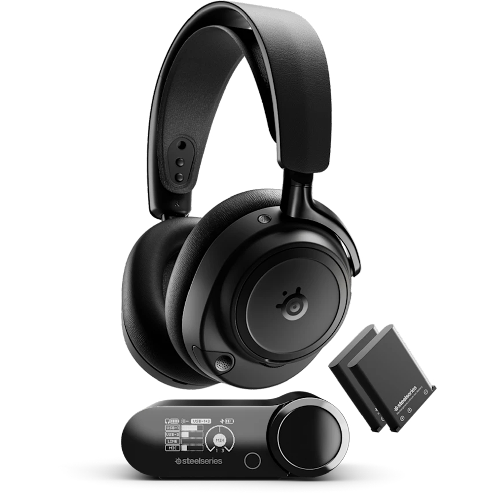 賽睿 Arctis Nova Elite無線電競耳麥-黑